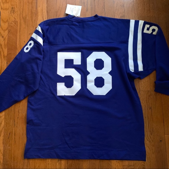 NWT VINTAGE STALL & DEAN BALTIMORE COLTS JERSEY - Picture 5 of 7